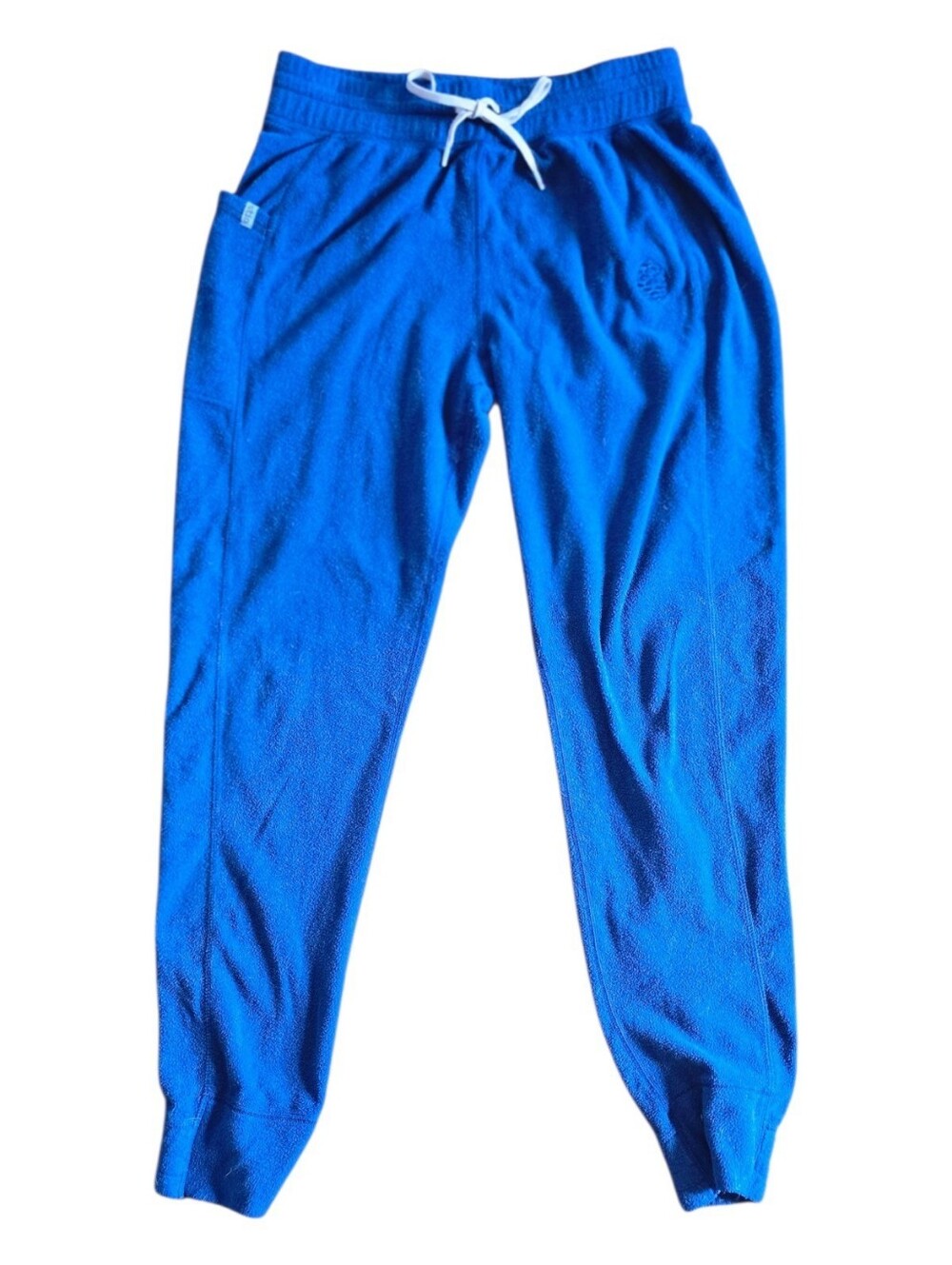 Stio Women’s Turpin Fleece Pants Size Medium Blue Jogger Cozy Outdoor $99